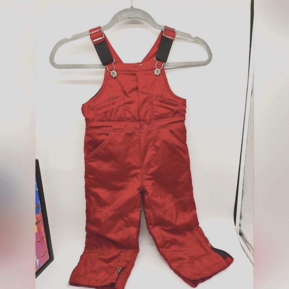 BABY GAP BOYS SNOW JUMPSUIT IN RED